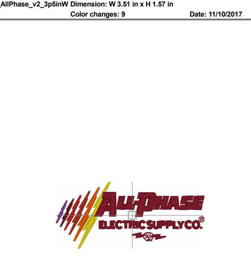 All-Phase Stacked Full Color Embroidery