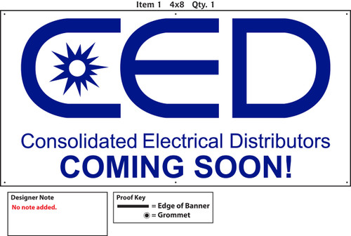 CED COMING SOON BANNER PRINT