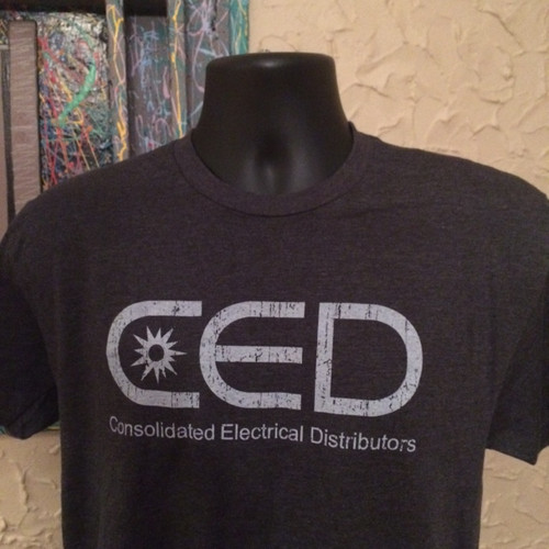 Charcoal with Gray Imprint