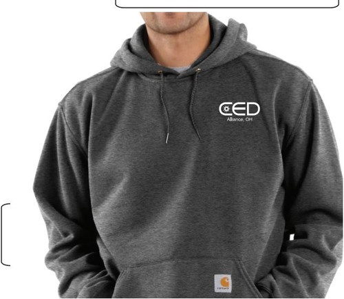 CED Carthartt City State Left Chest Example