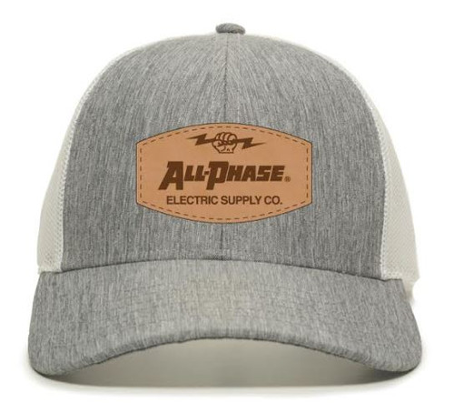 All-Phase Leather Patch  Low Profile Modern Trucker Hat