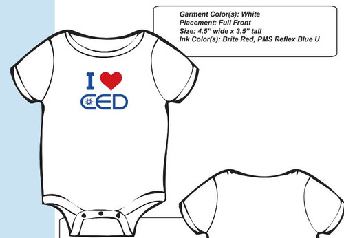 CED Onesie Print Proof