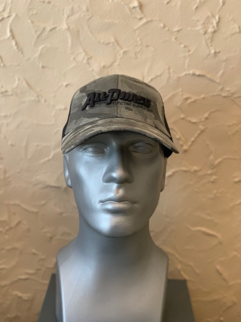 3D All-Phase Etched Camo Grey/Black Structured Trucker Hat
