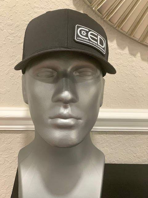 CED Richardson 112 Left Panel Rubber Patch Black Hat