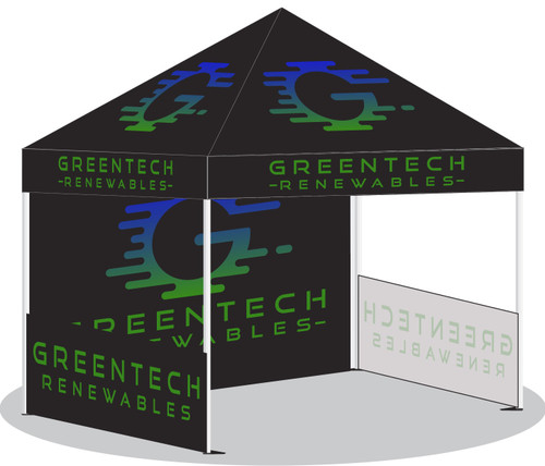 Greentech 10x10 Vendor Tent - Black
