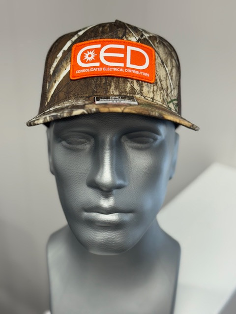 CED Richardson Realtree Edge/Brown Mesh Blaze Patch Trucker