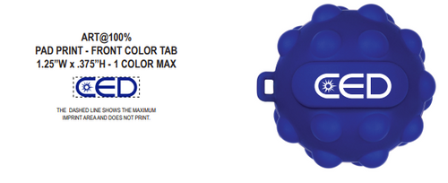 Silicone Bubble Popper Fidget Ball