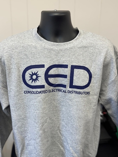 CED Gildan 18000 Sport Grey Crewneck Sweatshirt