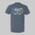 CED Back Print Option - Flag Back Shield Shape