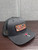 CED Richardson 112 Solid Black Blaze Camo Patch Trucker