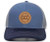 CED OC771 Round Leather Patch Slate Blue Modern Trucker