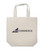 Front view of the canvas BigCommerce tote bag