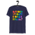 BProud Unisex T-Shirt with text "BProud Strong Equal Human" front view, on a hanger.