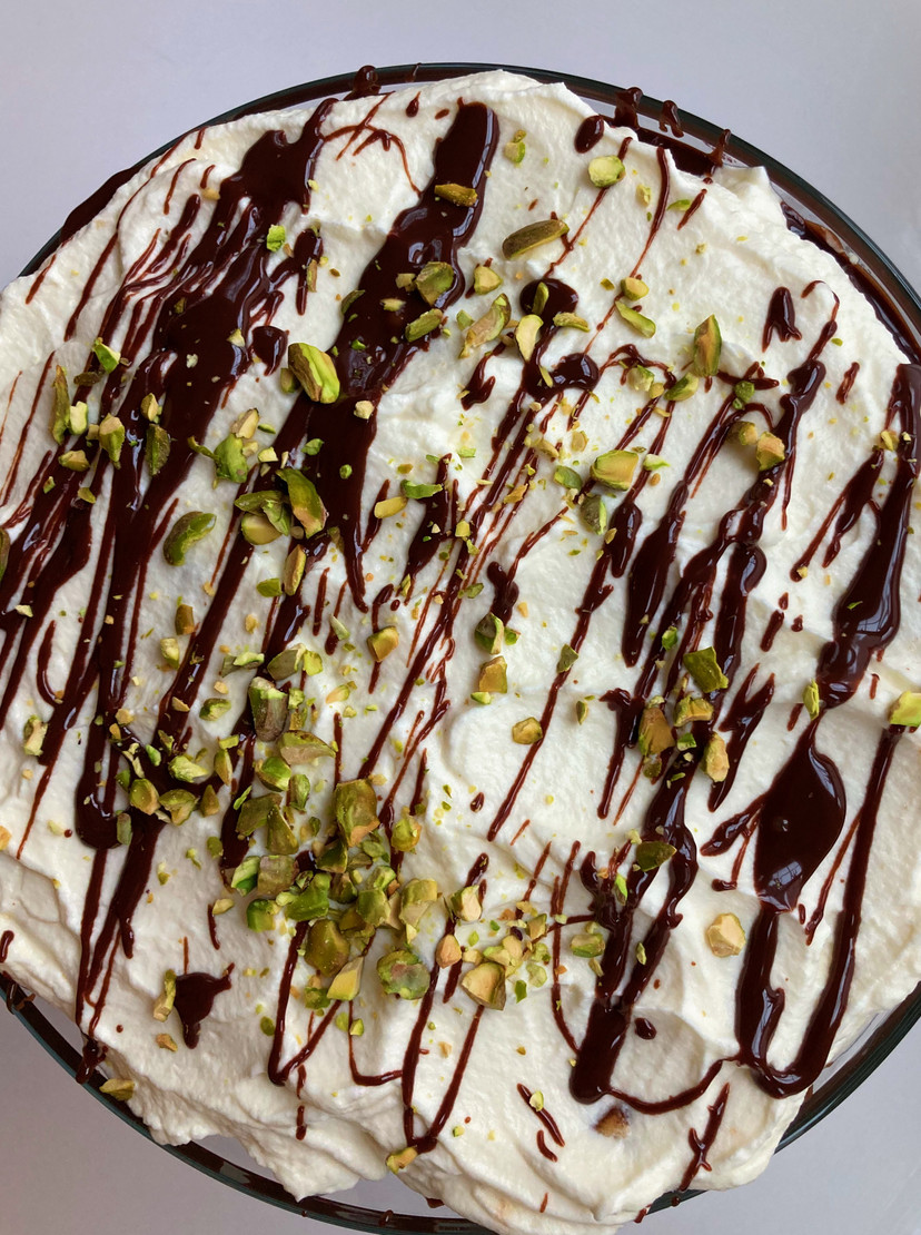 Raspberry Panna Cotta Gelato Trifle Raspberry Panna Cotta Gelato Trifle