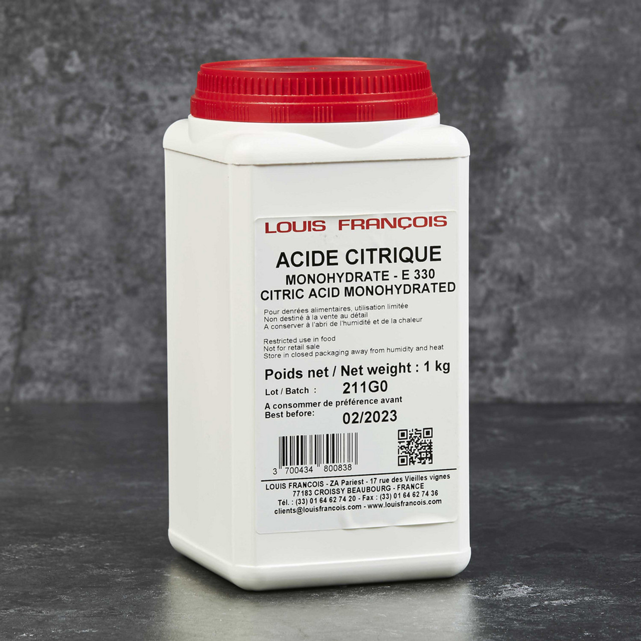 Acide citrique 1 kg - Louis François