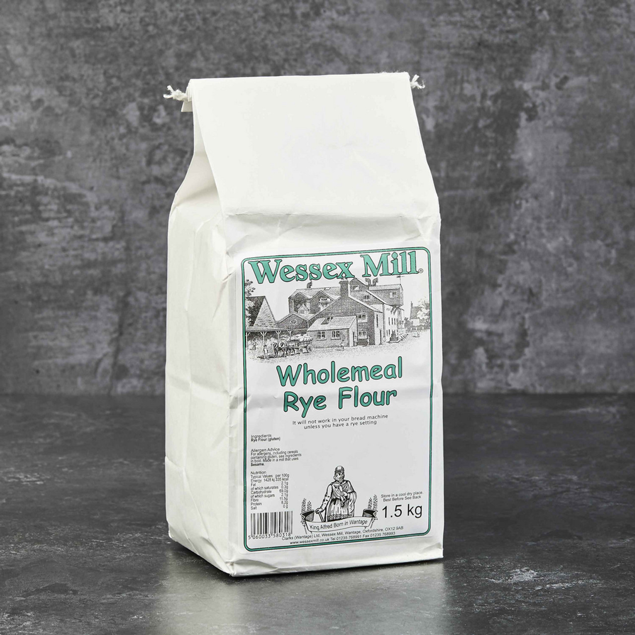 Flour Rye Wholemeal Wessex Mill WXWMRYMP (1.5kg) Wellocks Online Ordering