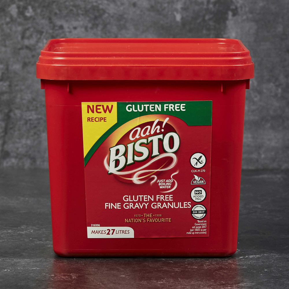 Bisto Gravy Granules Vegan (VE) Gluten Free (GF, 1.80kg) Wellocks