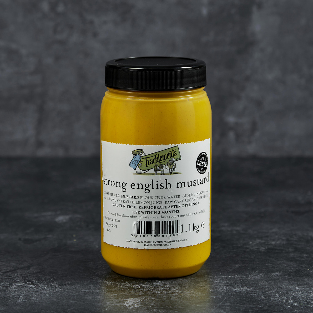 Mustard English Strong Tracklements (1.1kg) Wellocks Online Ordering