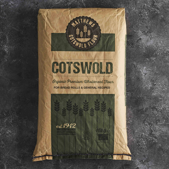 Flour Organic Cotswold Wholemeal (16kg)