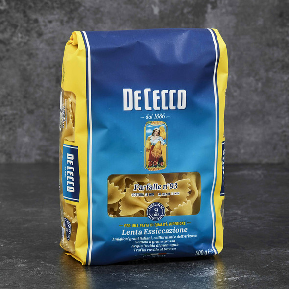 Pasta Dried Farfalle Bows De Cecco (500g)