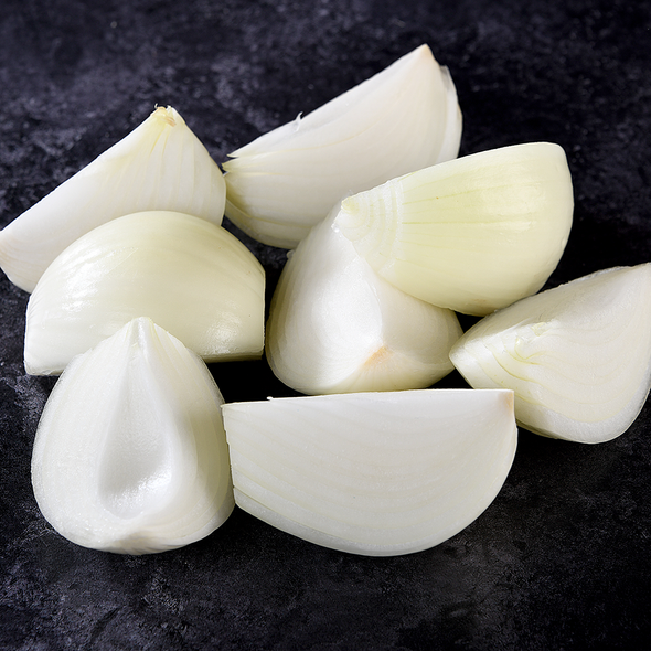 Onion Whole Peeled 1/4 Cut- Truefoods Spec P/O (by weight)