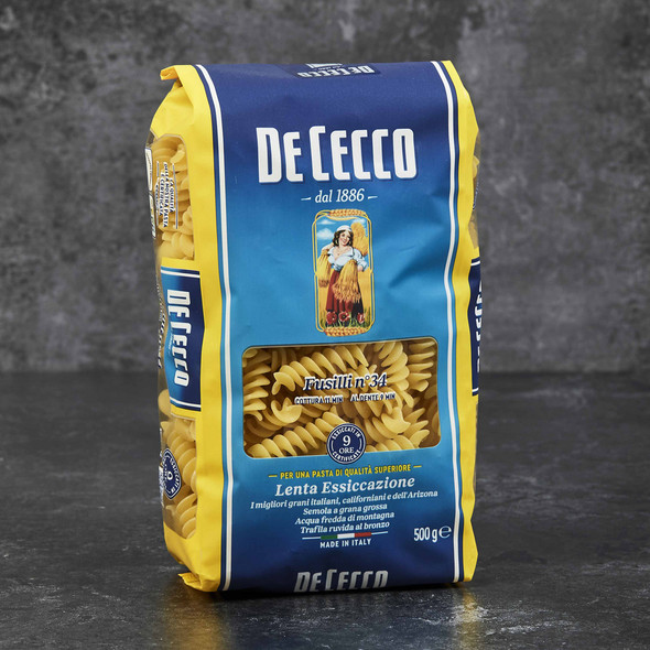 Pasta Dried Twists (Fusilli De Cecco, 500g)