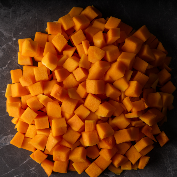 Squash Butternut Diced 15mm (2.5kg)