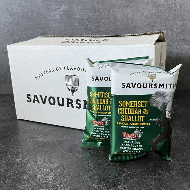 Savoursmiths Somerset Cheddar and Shallot (24 x 40g)