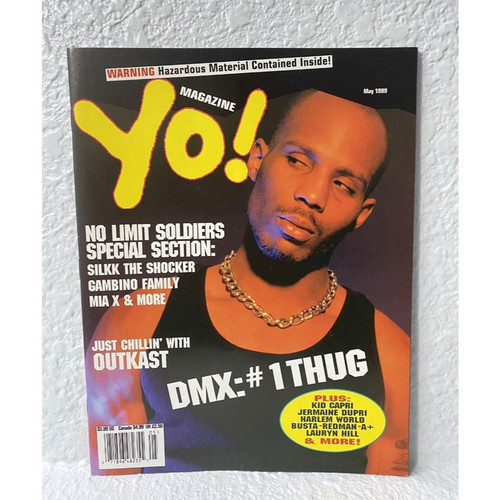 DMX Yo! Magazine May 1999 Issue #1 Thug