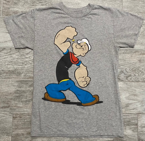 Popeye Graphic T-Shirt: Size S