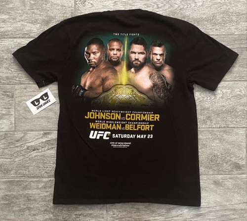 UFC 187 Johnson vs. Cormier Dated Fight Shirt- Size: S