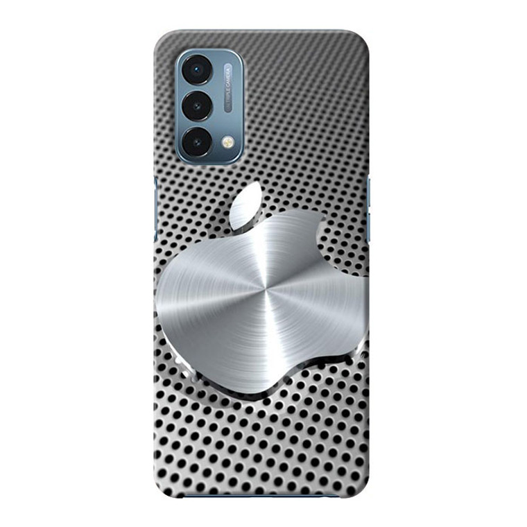 3D Apple Silver Oneplus Nord N200 5G Case OV1916