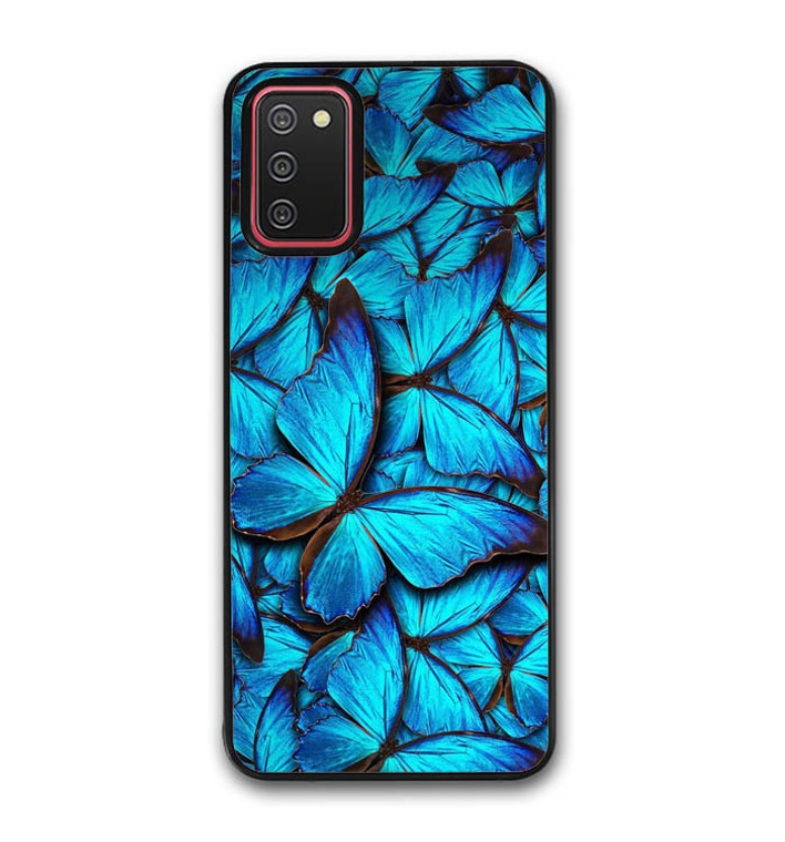 Butterfly Blue Samsung Galaxy A02S Case OV2584