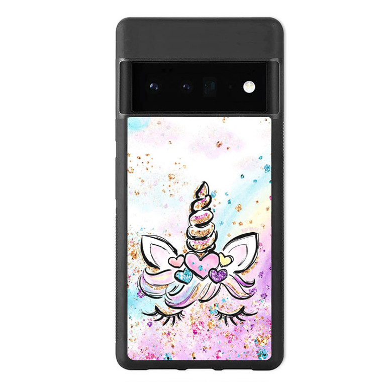 Cute Unicorn Sparkling Google Pixel 6 Pro Case OV7820