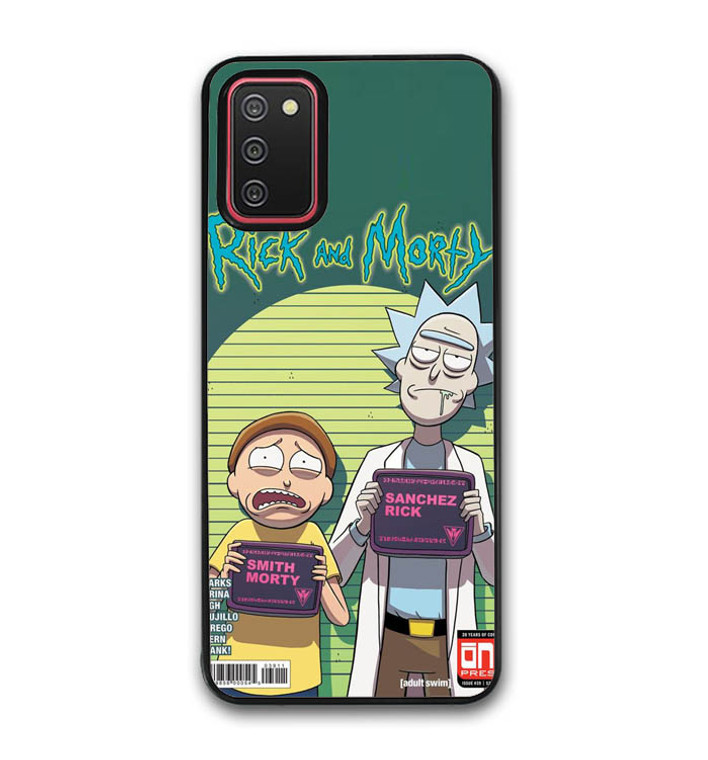 Rick And Morty Magazine Cover Samsung Galaxy A02S Case OV7240