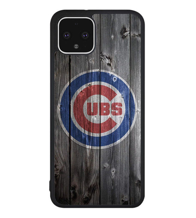 Chicago Cubs Wood Logo Google Pixel 4 Case OV7863