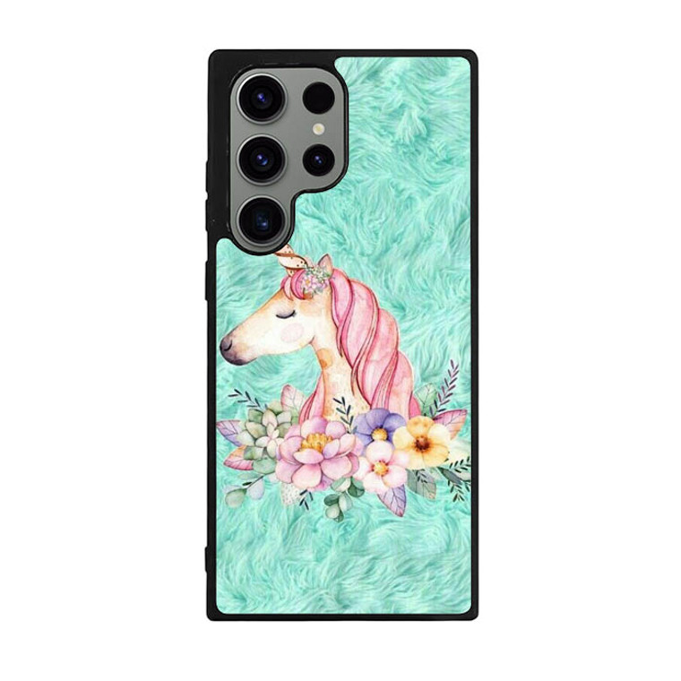 Cute Unicorn Painting Samsung Galaxy S23 Ultra 5G Case OV7847
