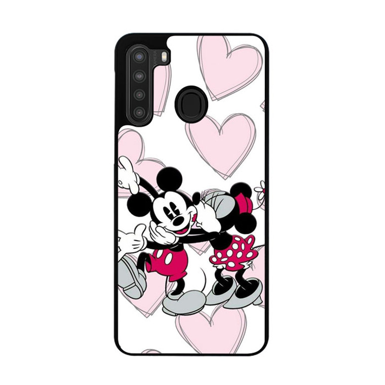 Minnie Kiss Mickey Samsung Galaxy A21 Case OV7413