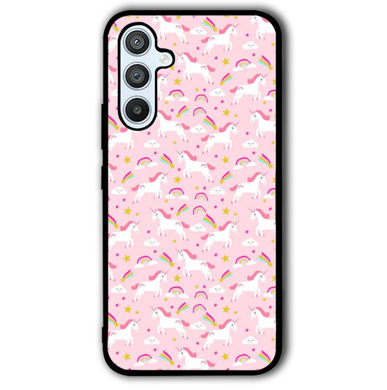 Pink Unicorn Pattern Samsung Galaxy A54 5G Case OV2918