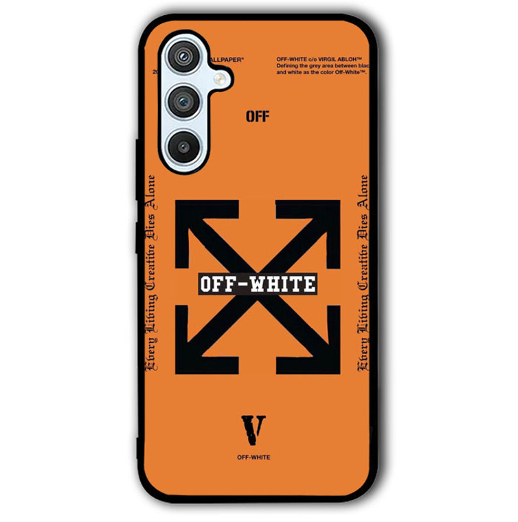 Off White Orange Samsung Galaxy A54 5G Case OV11223