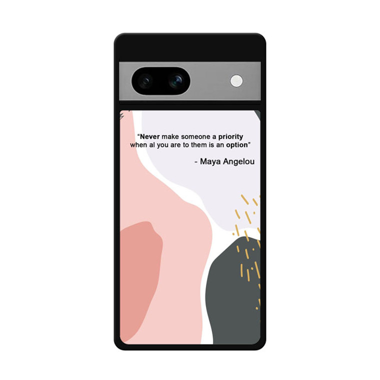 Abstract Quotes Google Pixel 7A Case OV7590