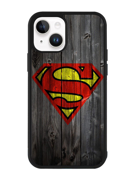 Wood Superman Logo 1215 iPhone 15 Case OV2001