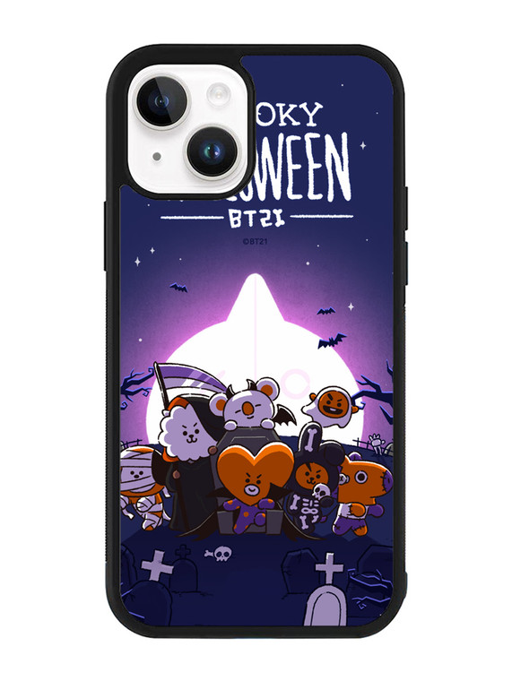 Spooky Halloween BT21 iPhone 15 Case OV5387