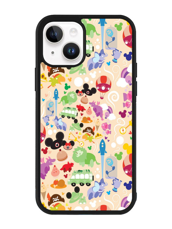 Cute Disney Background iPhone 15 Case OV8458