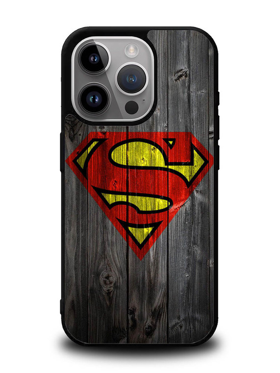 Wood Superman Logo 1215 iPhone 15 Pro Max Case OV2001