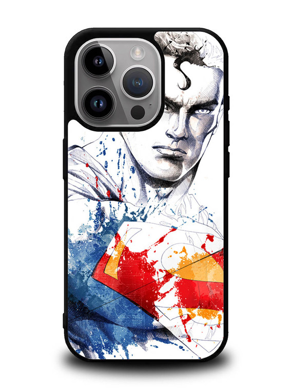 Superman Man Of Steel Painting iPhone 15 Pro Max Case OV2301