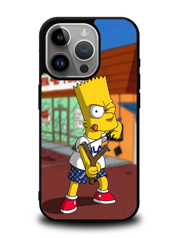 Bart Simpson Weapon iPhone 15 Pro Max Case OV8554