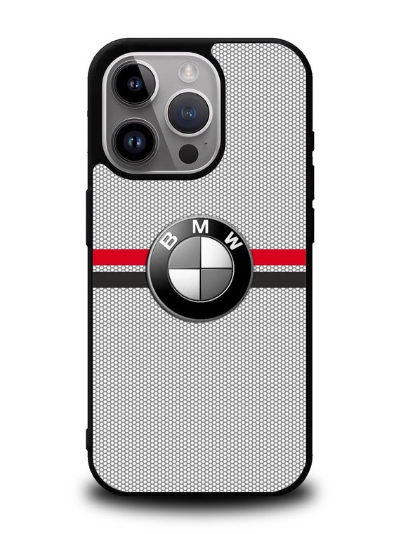 BMW Racing Red Black Logo iPhone 15 Pro Max Case OV11179