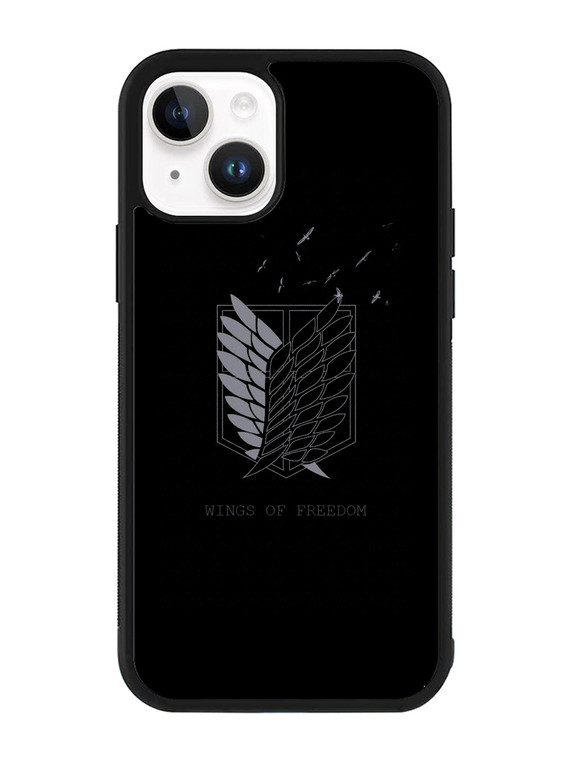 Attack on Titan Logo Wings iPhone 15 Plus Case OV1433