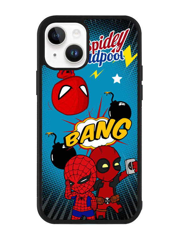 spiderman deadpool iPhone 15 Plus Case OV2514